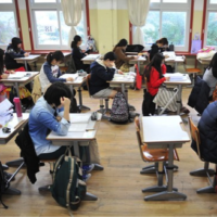 Korean Students Studying