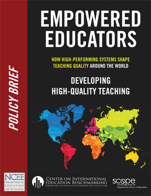 Empowered Educators | Policy: Developing High-Quality Teaching