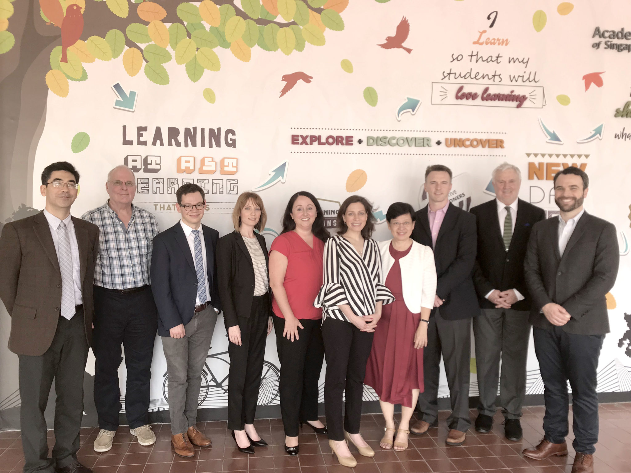 CIEB’s research team at Academy of Singapore Teachers with AST Executive Director, Mrs. Yen Ching Chua-Lim