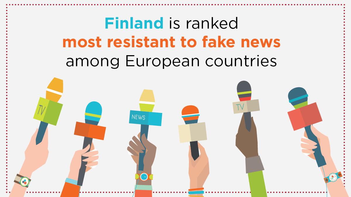 Finland is ranked most resistant to fake news among European countries