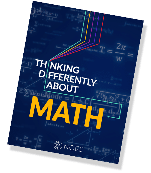 Cover of Thinking Differently About Math brief from NCEE