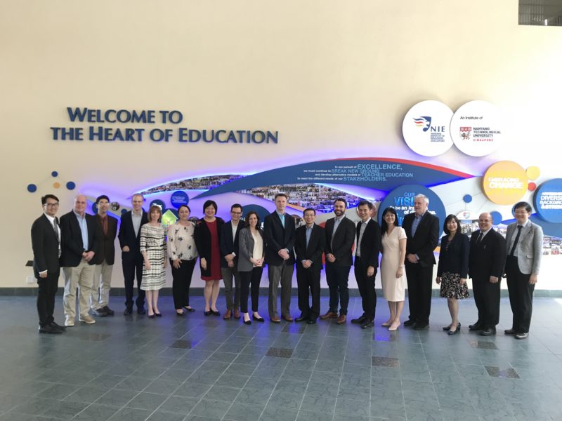 CIEB’s Research team with senior leadership from the National Institute of Education